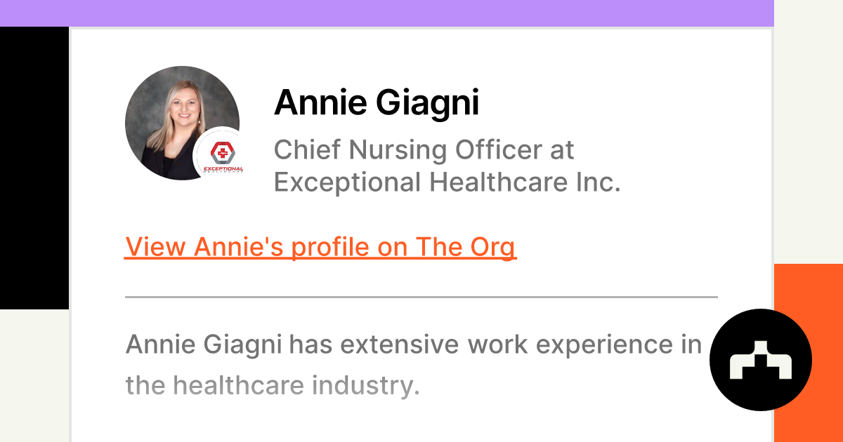 annie giagni exceptional health