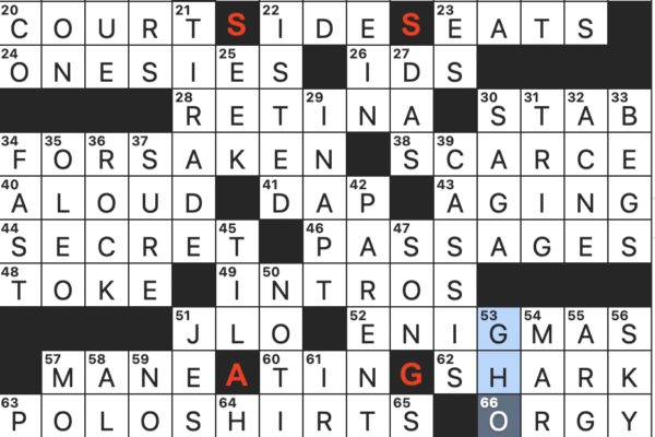 black heart nyt crossword