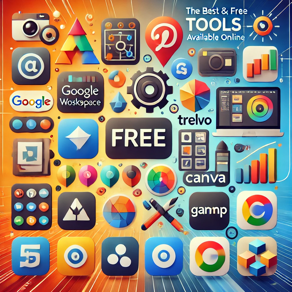 A collection of the best free tools for productivity and creativity